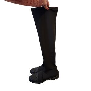 John Fluevog Black Over the Knee Boots